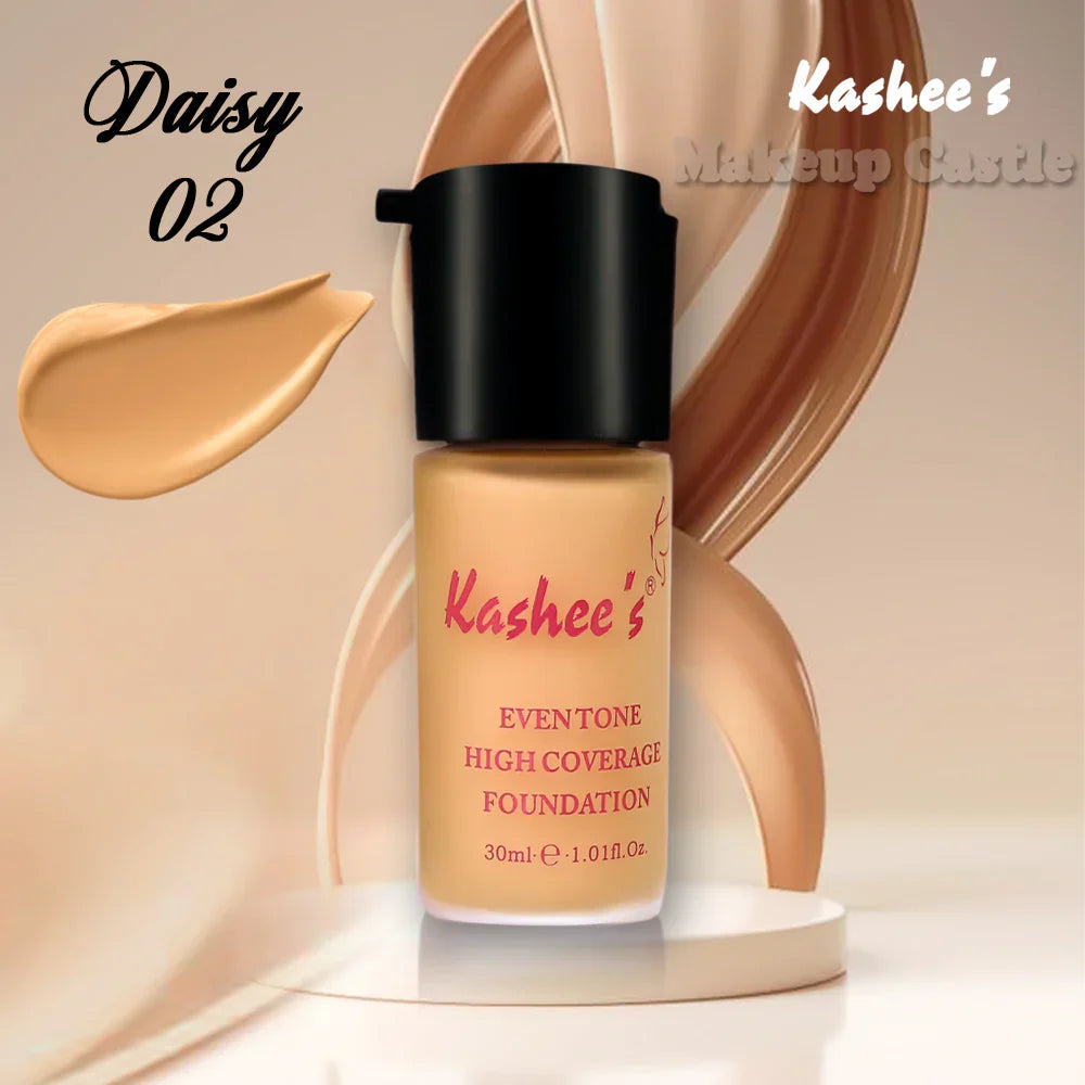 💄 Kashees Eventone High Coverage Liquid Foundation – 30 ml 💖