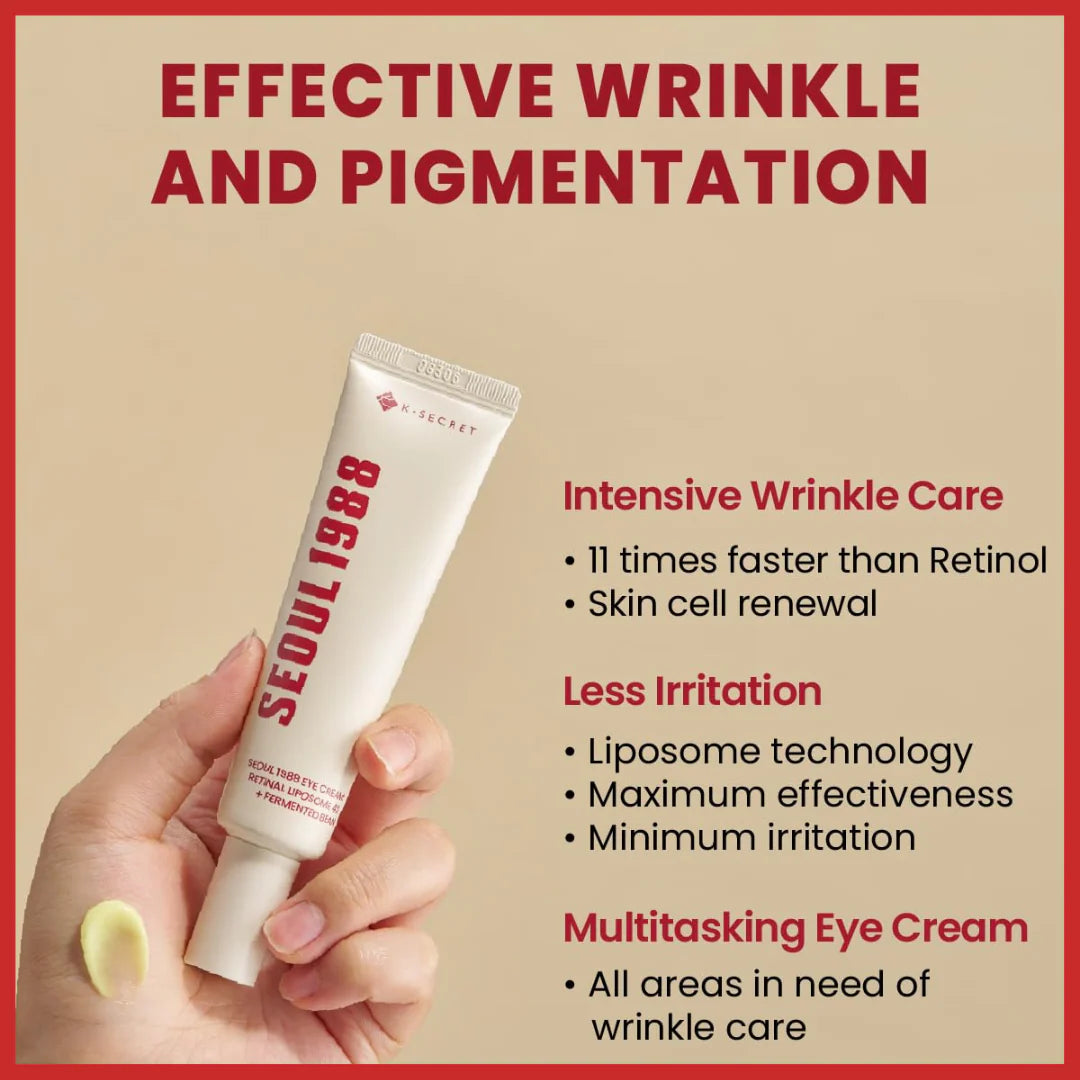 K-SECRET SEOUL 1988 Cream : Retinal Liposome 1% + Fermented Rice
