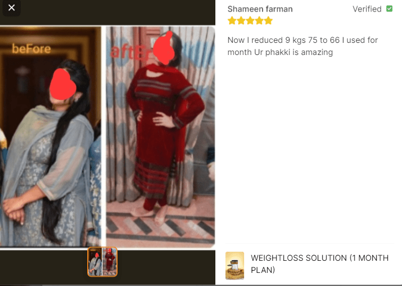 🌿 Weightless Solution 🔥 Herbal Weight Loss Powder | 1 Month Plan 🕒