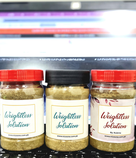 🌿 Weightless Solution 🔥 Herbal Weight Loss Powder | 1 Month Plan 🕒
