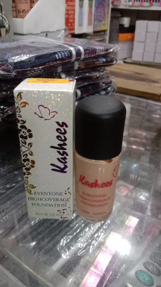 💄 Kashees Eventone High Coverage Liquid Foundation – 30 ml 💖